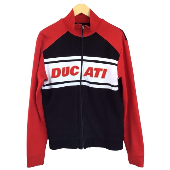 DUCATI Jersey Jacket Zip Up Size Large - Picture 2 of 7